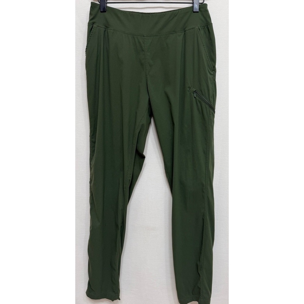 Mountain Hardwear Womens Pull-Up Pants Green Nylon Hiking Activewear Aesthetic M